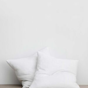 Classic Washed Linen Pillowcase Pair in White