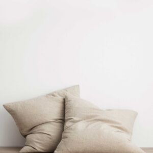 Classic Washed Linen Pillowcase Pair in Natural