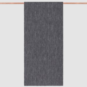 Geometric Handwoven Runner Rug in Blue
