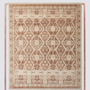 Balanced Hand-Knotted Area Rug in Sand