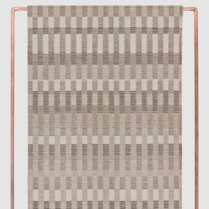 Decorative Hand-Knotted Area Rug in Grey