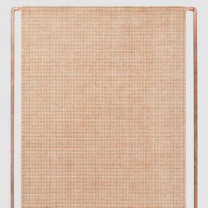 Linear Handwoven Area Rug in Clay