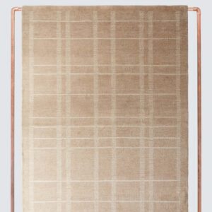 Geometric Tonal Hand-Knotted Area Rug
